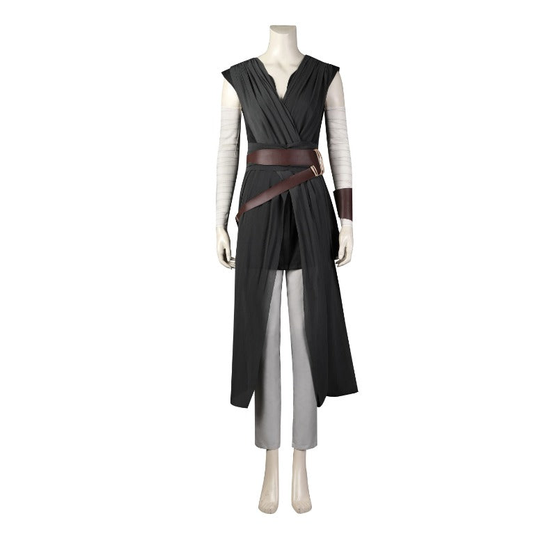 Halloweez Rey Cosplay Costume - The Last Jedi Halloween Uniform for Women - Halloweez