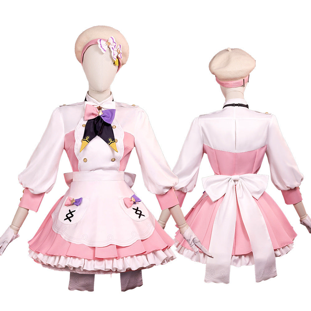 Rainbow VTuber Restaurant Speciale Berry Anime Cosplay Game Dress - High Quality Costume for Fans - Halloweez