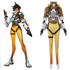 Disfraz de cosplay de Tracer de Halloween | Uniforme de batalla premium para jugadores y entusiastas