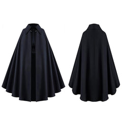 New Medieval Victorian Steampunk Gothic Cape Cloak for Halloween Cosplay - Halloweez