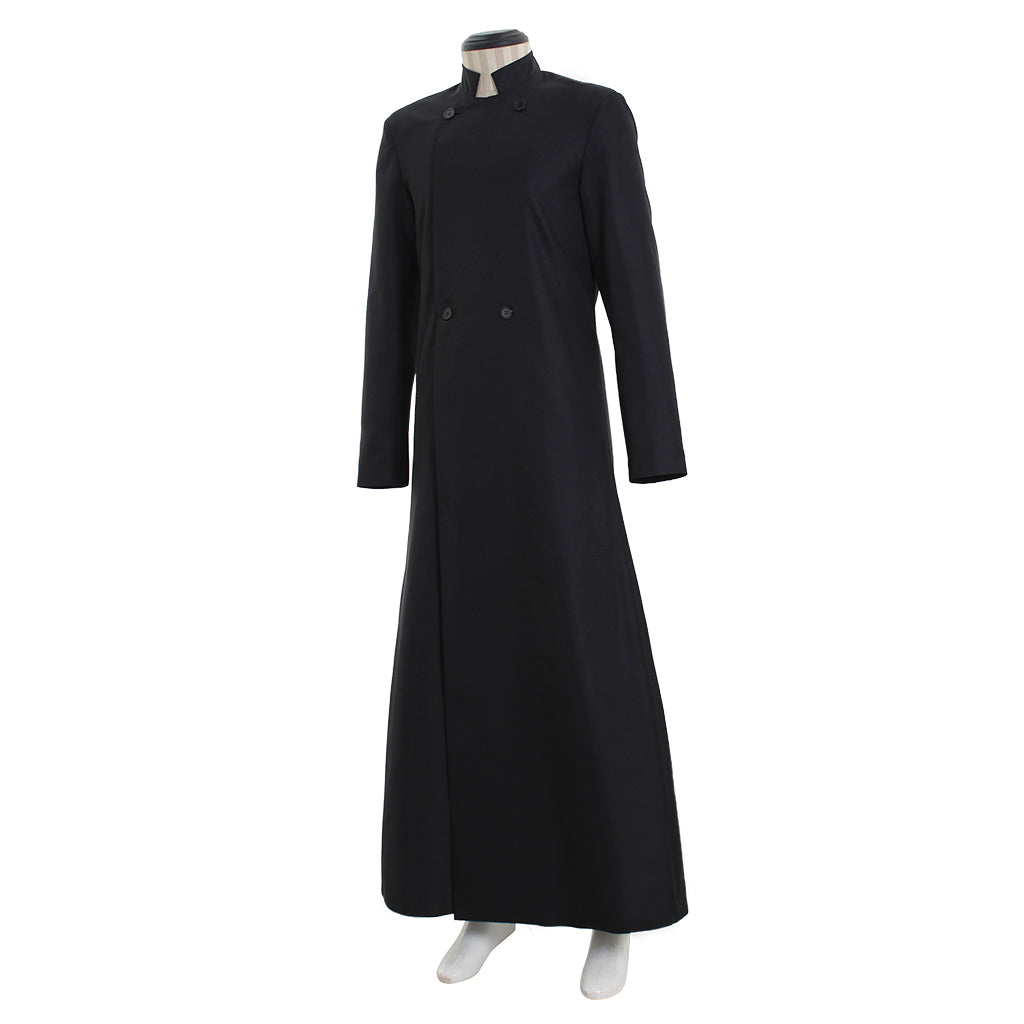 Men's Double Breasted Choir Cassock Robe - Halloweez Clergy Vestment for Religious and Cosplay Events