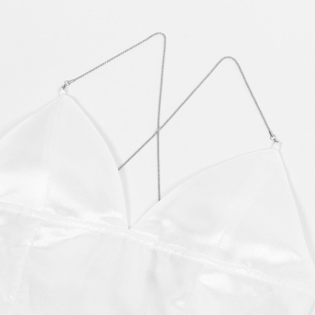 Halloween Joker 2: Dual Delusion Harley Quinn White Gown Cosplay Costume - Halloweez