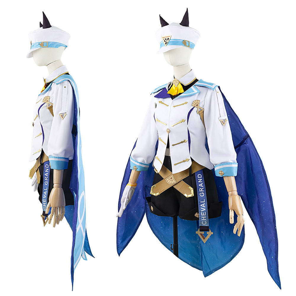 Uma Musume Takahiro Diva Cosplay Costume - High Quality Anime Outfit with Cape and Wings - Halloweez