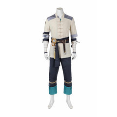 Halloweez Raiden Cosplay Costume Full Set - Mortal Kombat 1 Battle Uniform for Halloween & Parties