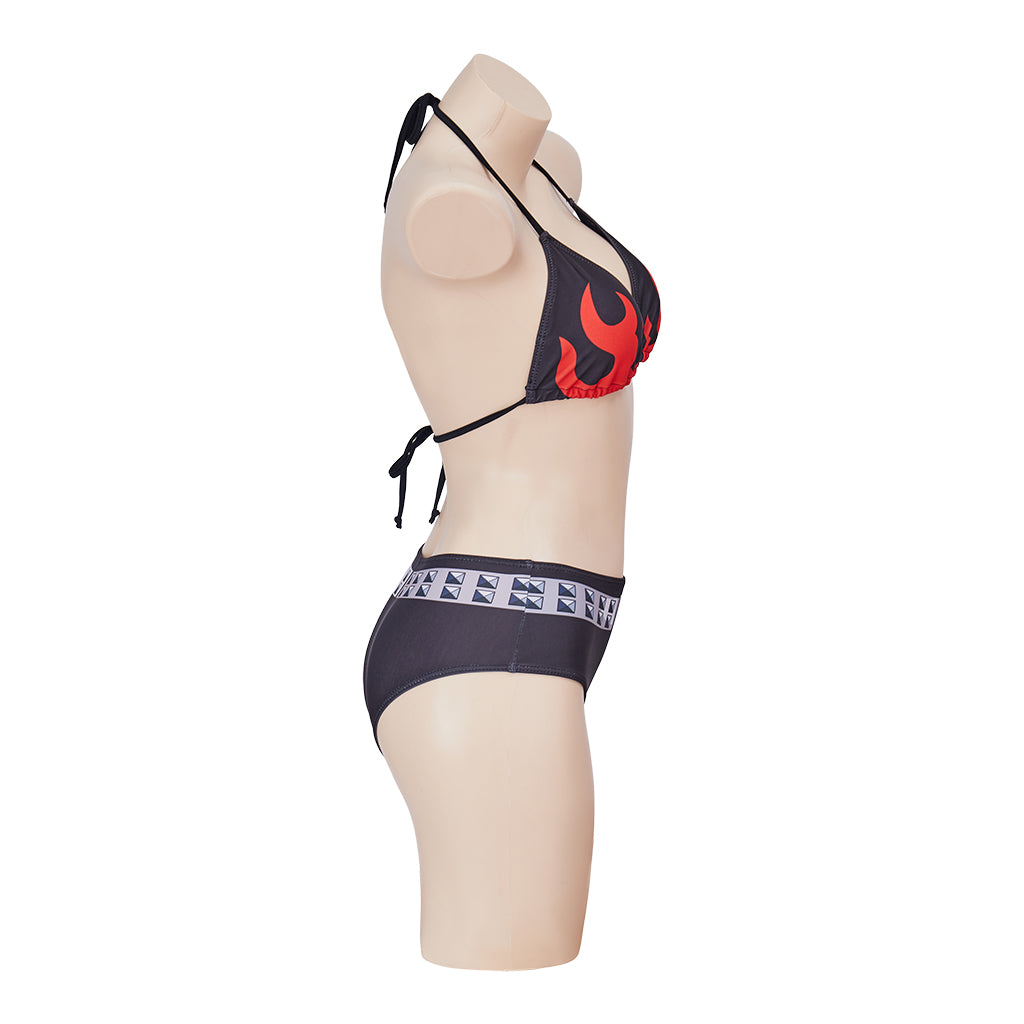 Tengen Toppa Gurren Lagann Yoko Littner Bikini Cosplay Swimsuit Two-Piece Set - Halloweez