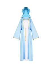 Halloween Arabic Costume Adult Men Women Cos Middle East Dubai Elder Long Robe Shepherd Clothing