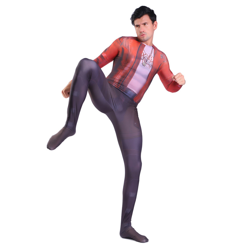 Star-Lord Guardians of the Galaxy Cosplay Costume 3D Print Adult Kids Movie Outfit - Halloweez