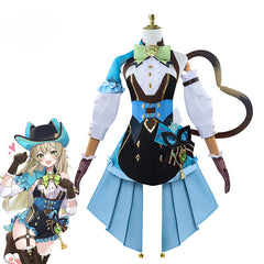 Halloweez Kirara Cosplay Costume - Genshin Impact Phantom Boots Cat Style Women's Uniform for Halloween Parties - Halloweez
