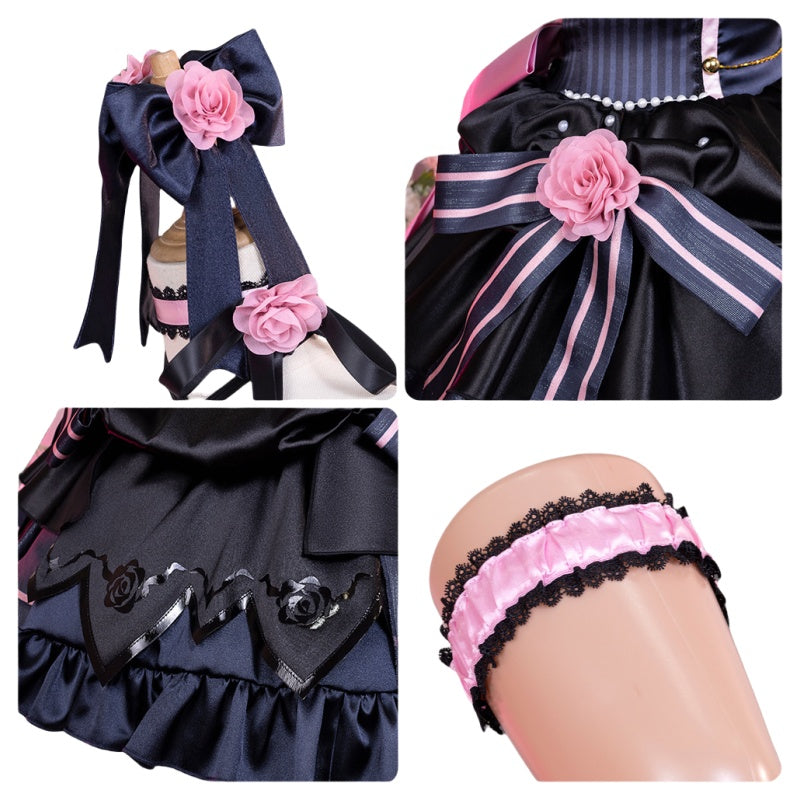 Lovelive Nijigasaki High School Idol Club Zhong Lanzhu Cosplay Costume Demon Group Anime Game Dress - Halloweez