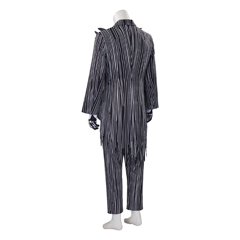 Disfraz de Halloween de Jack Skellington para un carnaval espeluznante