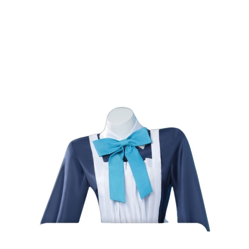 Blue Archive Sae Momoi Cosplay Costume Halloween Maid Outfit Anime Game Costume - Halloweez