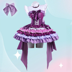Puella Magi Homura Akemi Cosplay Costume,Custom‑Tailored for Halloween & Comic‑Con