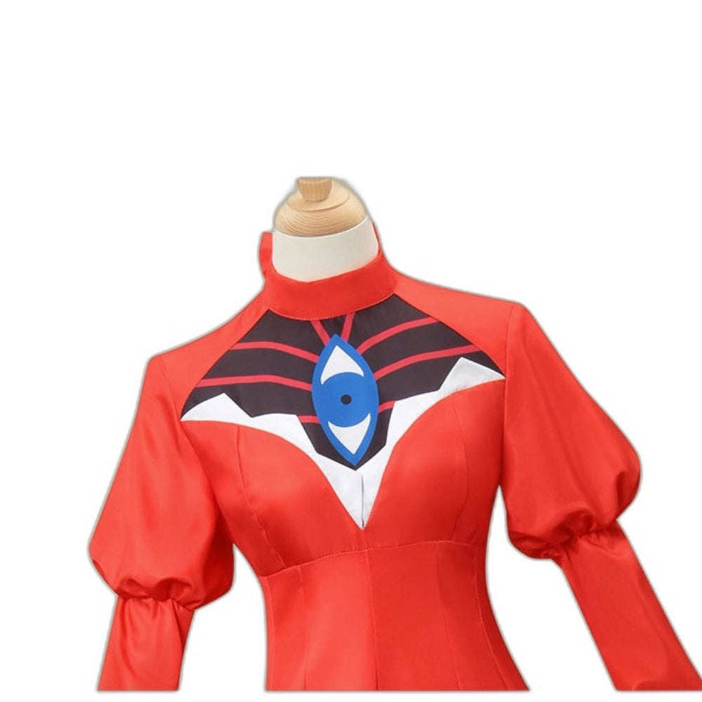 Hatsune Miku Red Devil Eye Dress Cosplay Costume for Halloween Anime Cosplay - Halloweez