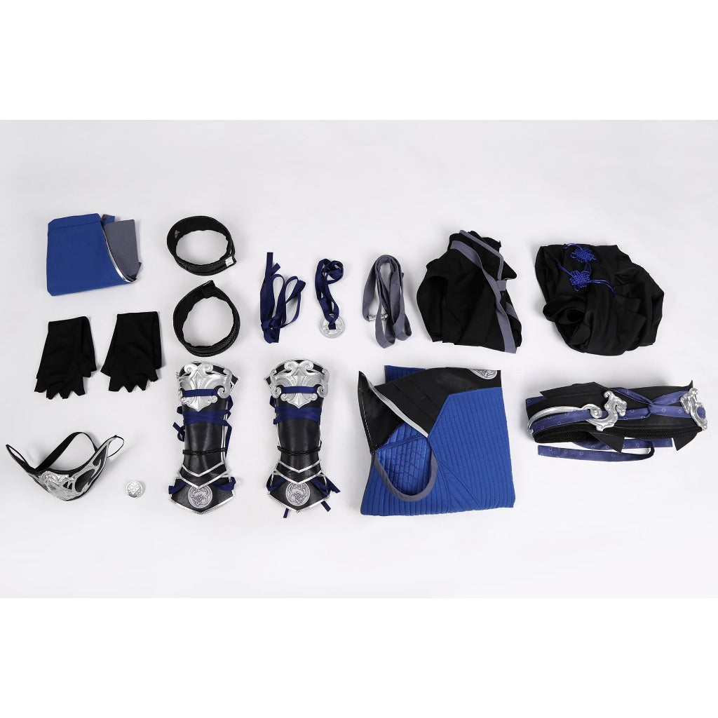 Mortal Kombat Sub-Zero Cosplay Costume - Official Premium Outfit - Halloweez