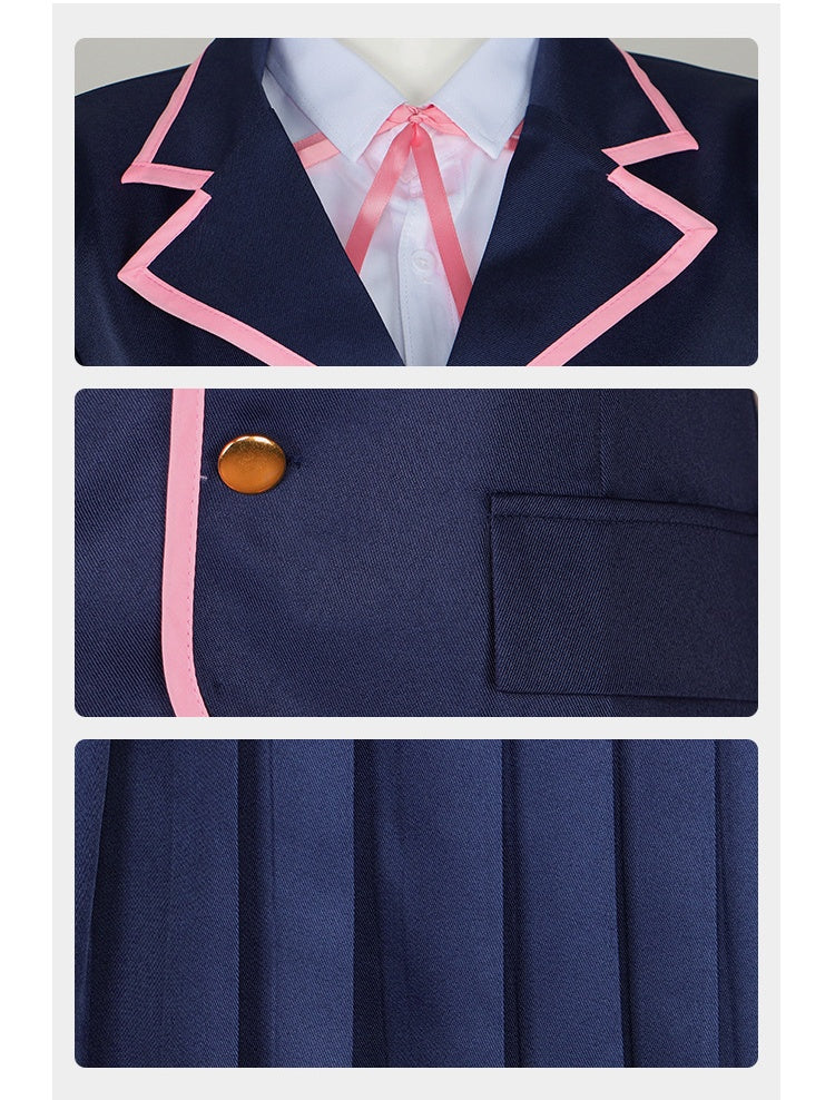 Don't Toy with Me, Miss Nagatoro Setsuna Mase JK School Uniform Cosplay Full Set Sailor Suit - Halloweez