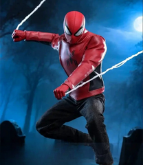 Spider‑Man 2 Last Stand Suit Cosplay Costume,Custom Size for Halloween & Comic‑Con