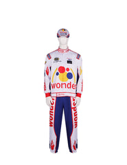 Ricky Bobby Racing Suit Cosplay Costume for Halloween and Parties