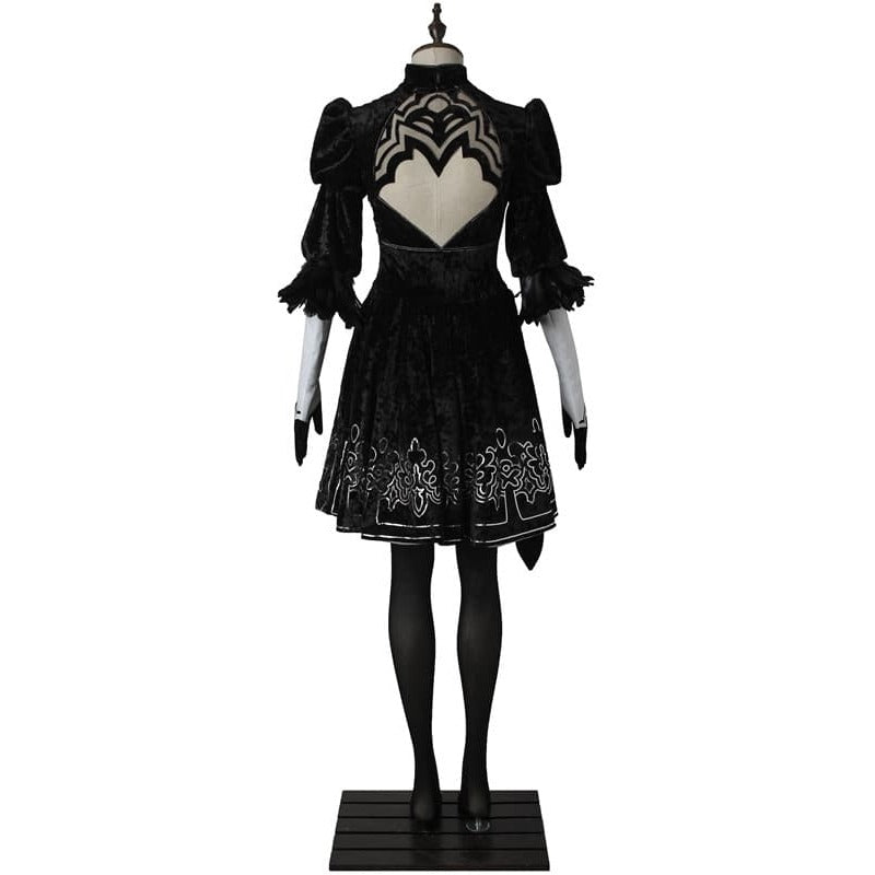 Halloweez Yorha 2B Cosplay Costume for Women - Perfect for Halloween & Carnival