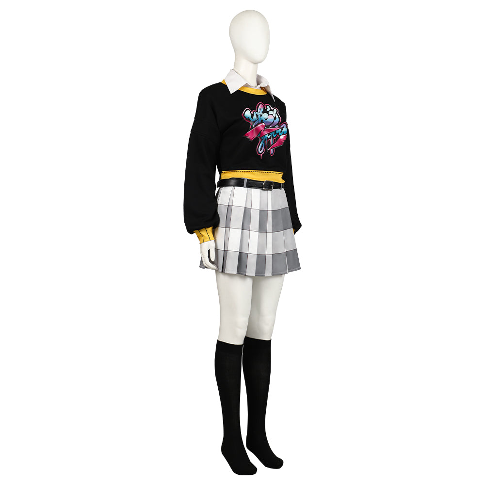 Halloweez Persona 5 Motoha Arai Cosplay Costume - Phantom X Game Inspired Outfit