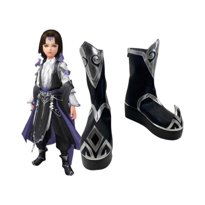 1415 Sword Net 3 Yan Yun Hua Tai Cosplay Shoes for Anime Conventions and Performances - Halloweez