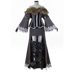 FFX Lulu Cosplay Costume | Black Mage Women's Outfit with Accessories | Final Fantasy - Coscosmos