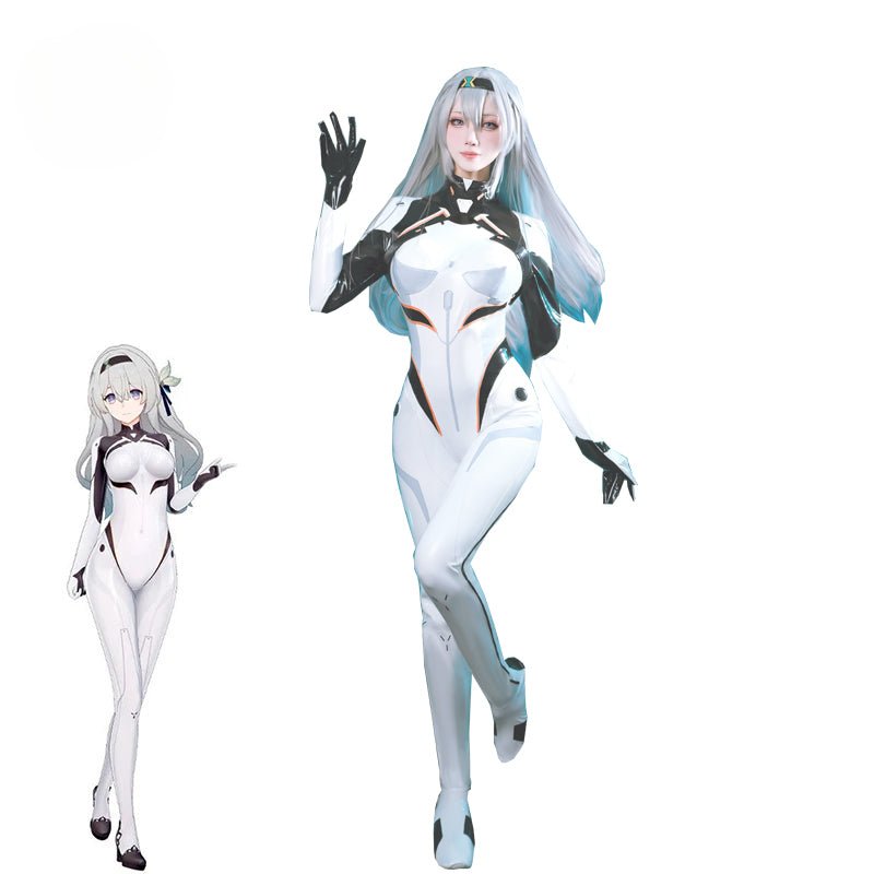 Firefly Cosplay Costume Honkai Star Rail Firefly Cosplay Costume Women Sexy Jumpsuit Outfits Halloween Full Set - Coscosmos