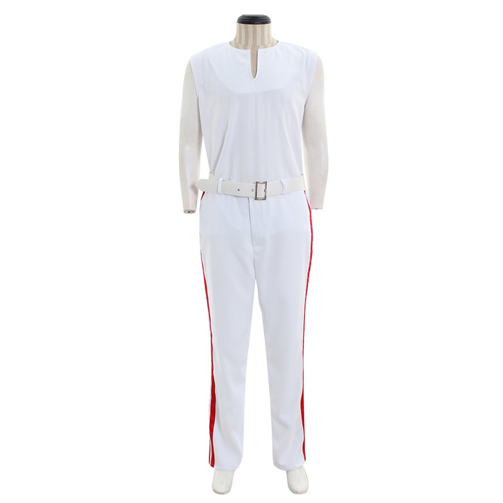 Freddy Cosplay Costume | Iconic Yellow Jacket, White Coat, and Pants Outfit for Halloween & Carnival - Coscosmos