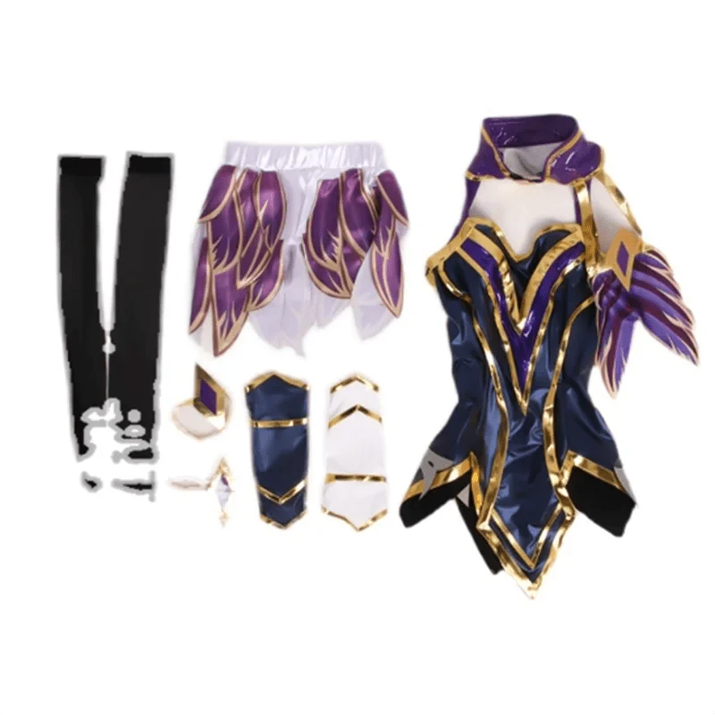 Game LOL Ahri Cosplay Costume Sexy Women Uniforms Halloween Carnival Suit - Coscosmos