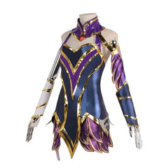 Game LOL Ahri Cosplay Costume Sexy Women Uniforms Halloween Carnival Suit - Coscosmos