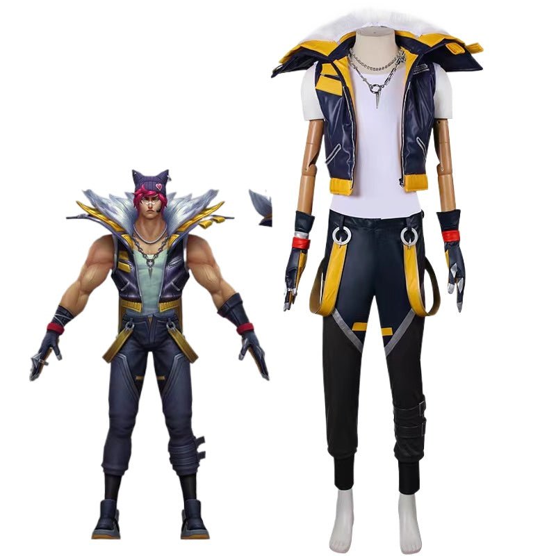 Halloweez Heartsteel Sett Cosplay Costume Men Uniforms Suit Full Set for Halloween Party Outfits - Halloweez