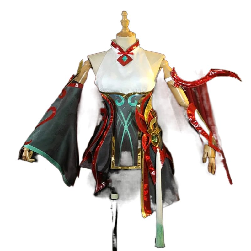 Halloweez Irelia Mythmaker Cosplay Costume Women's New Year Red Dress Halloween Outfit - Halloweez