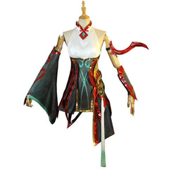Halloweez Irelia Mythmaker Cosplay Costume Women's New Year Red Dress Halloween Outfit - Halloweez
