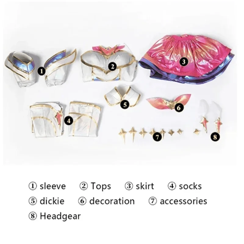 Halloweez Star Guardian Kaisa Cosplay Costume - Sexy Skirt Uniform for Women's Halloween Party - Halloweez