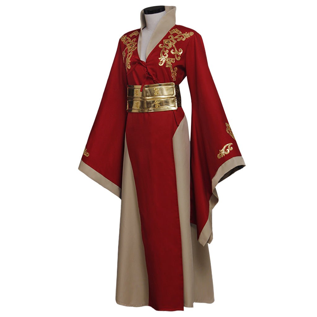 Game of Thrones Queen Cersei Lannister Dress Cosplay Costume Red Women's Dress | Cosplay Series - Coscosmos