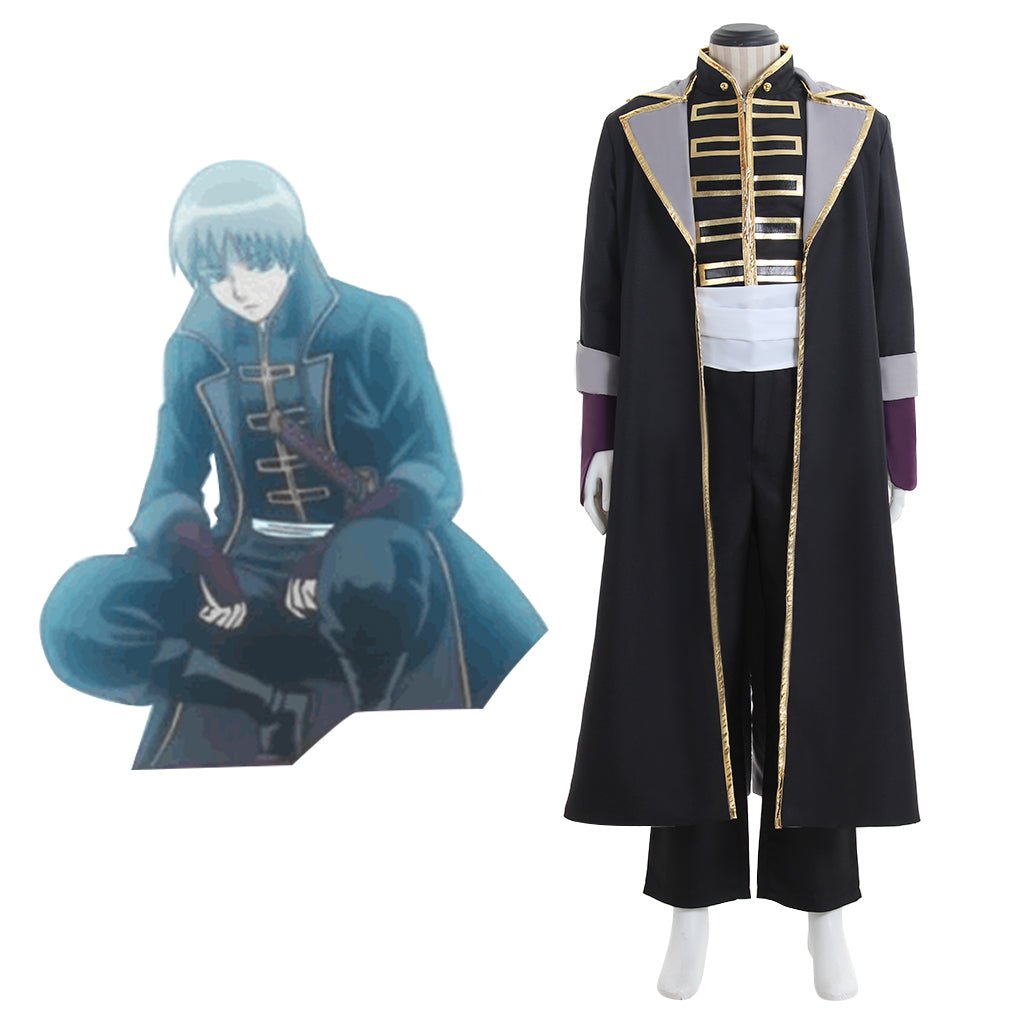 Gintama Kamui & Okita Sougo Cosplay Costume – Men’s Anime Outfit for Cosplay Events & Halloween - Coscosmos