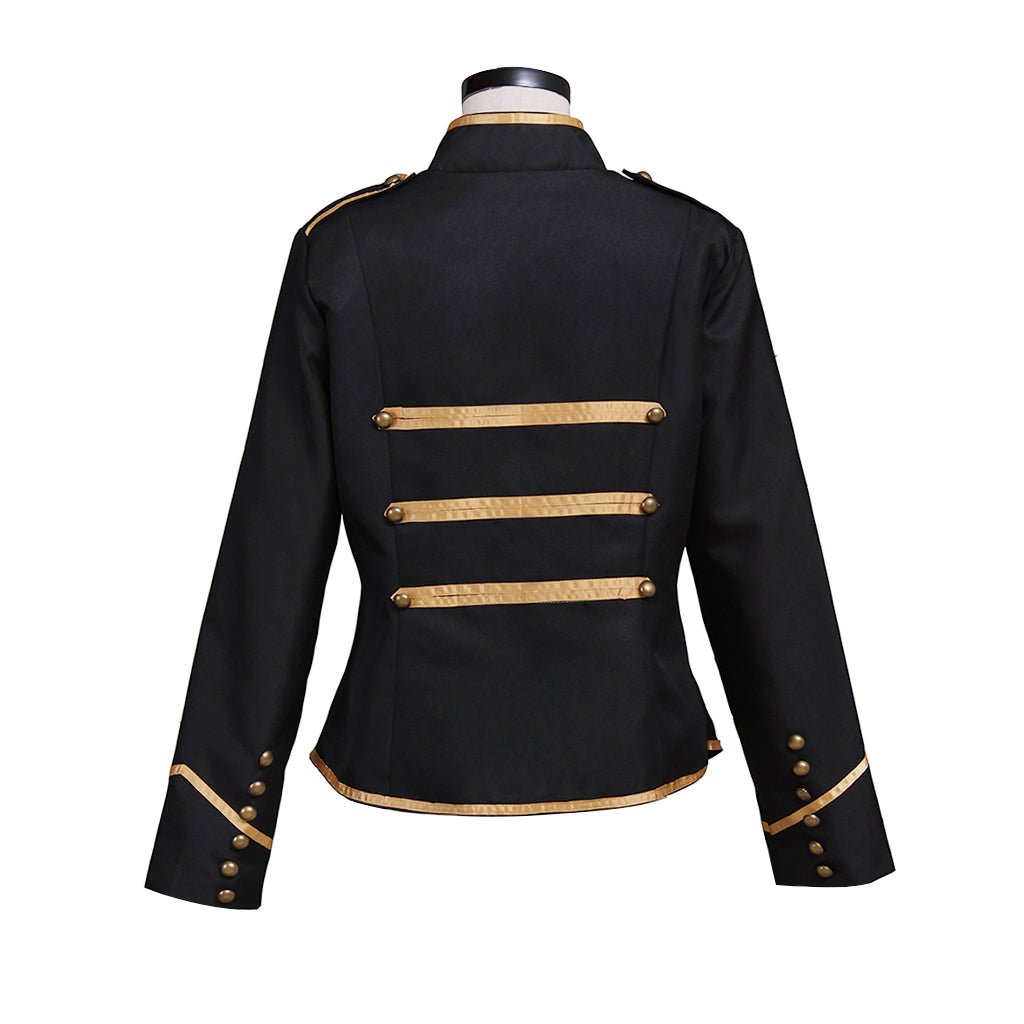 Golden and Black Military Jacket for Adults | My Chemical Romance Parade - Coscosmos