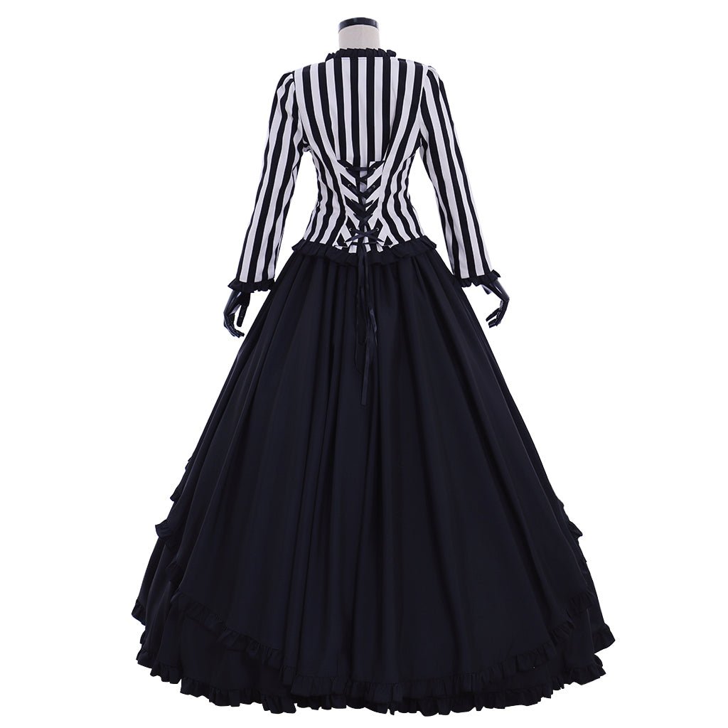 Gothic Victorian Dress for Women | Vintage Medieval Renaissance Ball Gown - Coscosmos