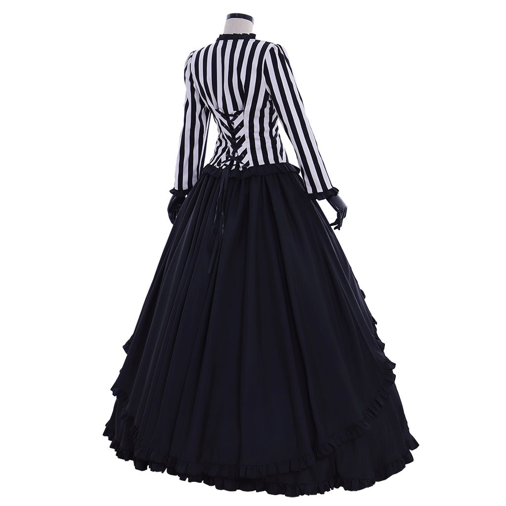 Gothic Victorian Dress for Women | Vintage Medieval Renaissance Ball Gown - Coscosmos