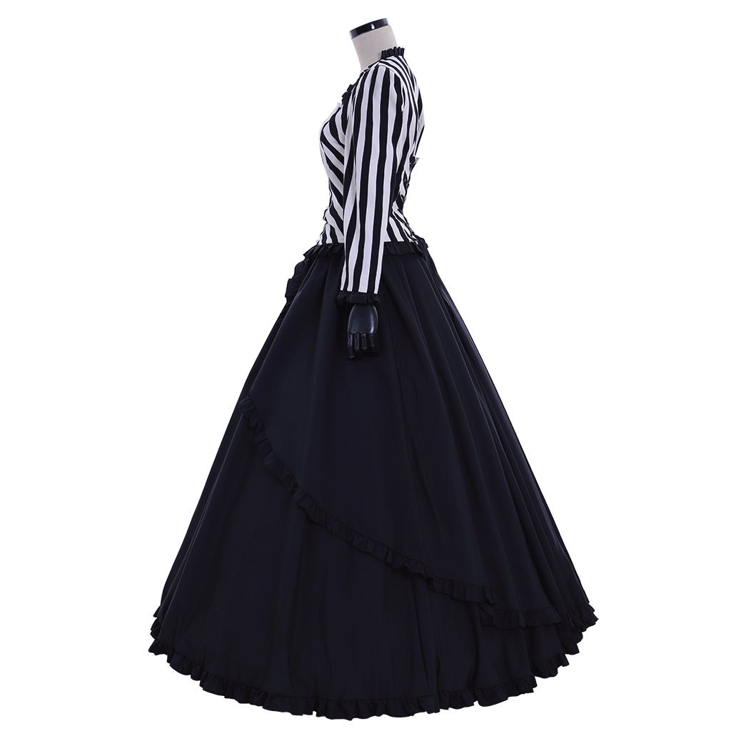 Gothic Victorian Dress for Women | Vintage Medieval Renaissance Ball Gown - Coscosmos