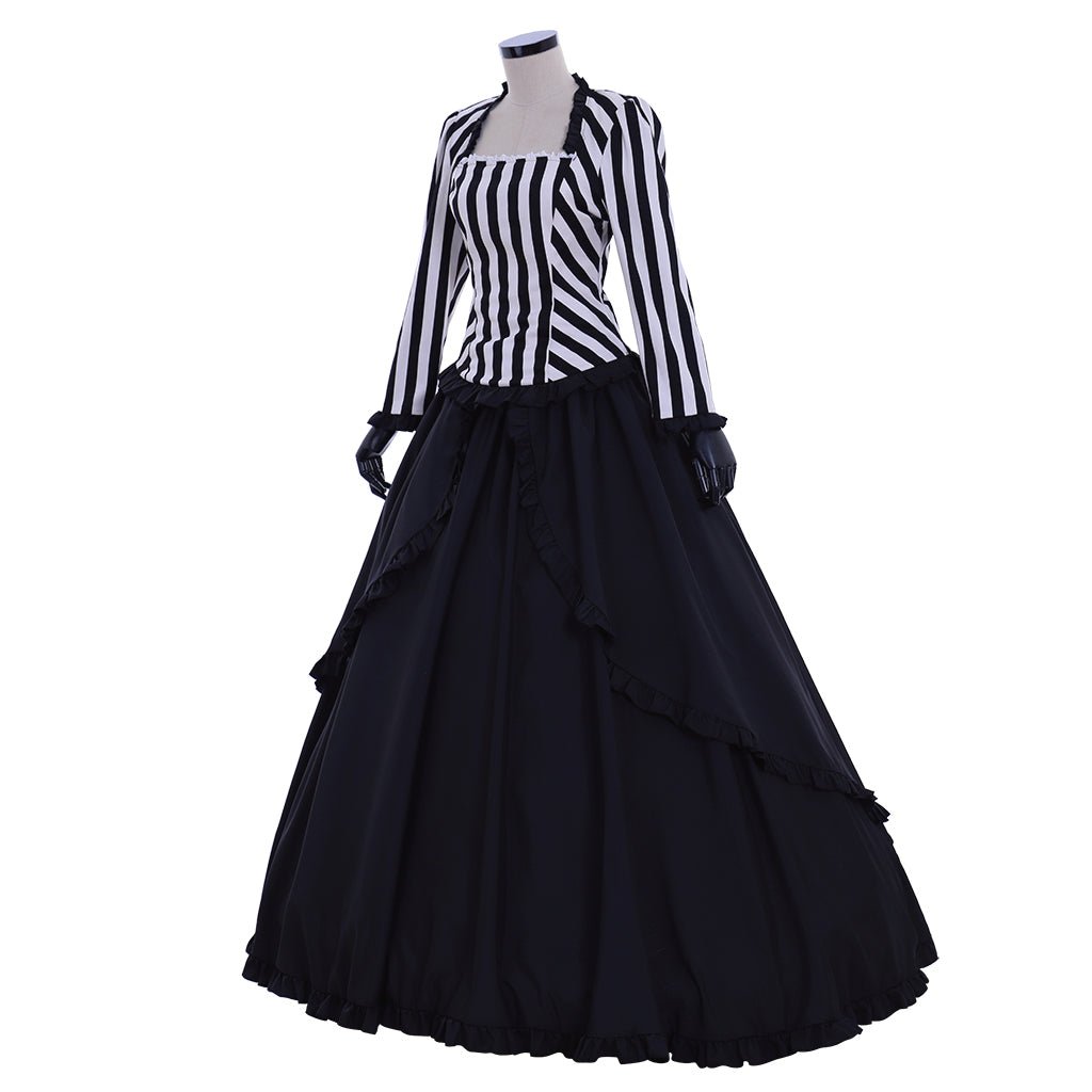 Gothic Victorian Dress for Women | Vintage Medieval Renaissance Ball Gown - Coscosmos