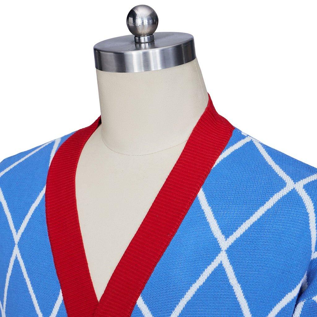 Guido Mista Cosplay Costume Cardigan Sweater | Adventure Cosplay Jacket Coat Set for Adults | Halloween Outfit - Coscosmos