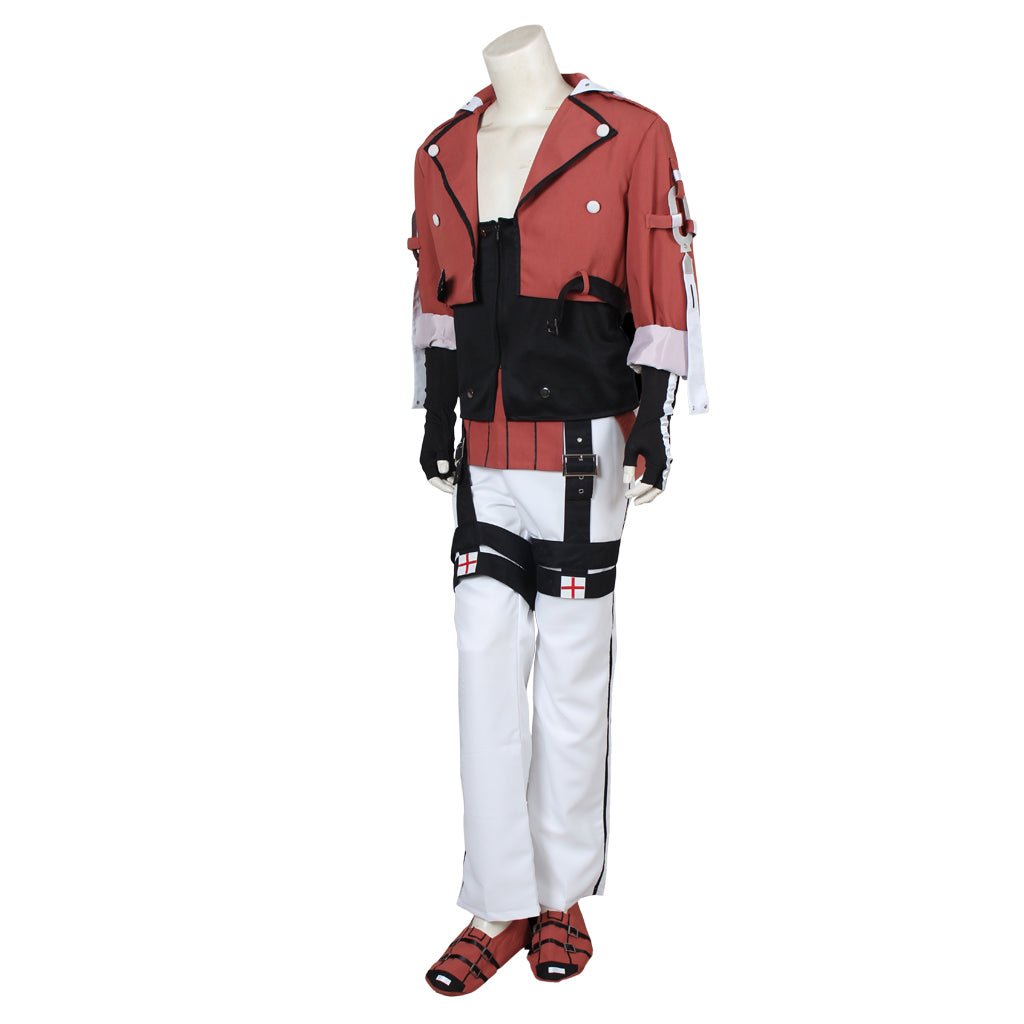 Halloweez Guilty Gear Xrd Sol Badguy Cosplay Costume – Premium Anime Outfit - Halloweez