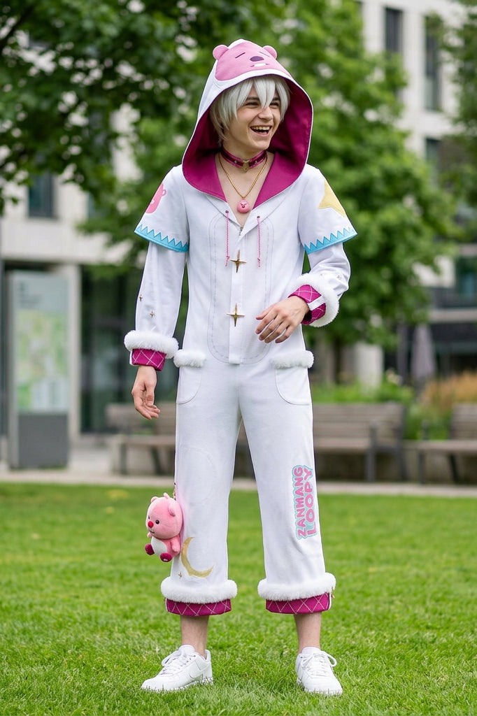 Supernatural Action Team Allen Cosplay Zanmang Loopy Collab Outfit - Halloweez