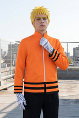 Boruto Naruto Next Generations Naruto Uzumaki 7th Hokage Cosplay Costume Full Set - Halloweez