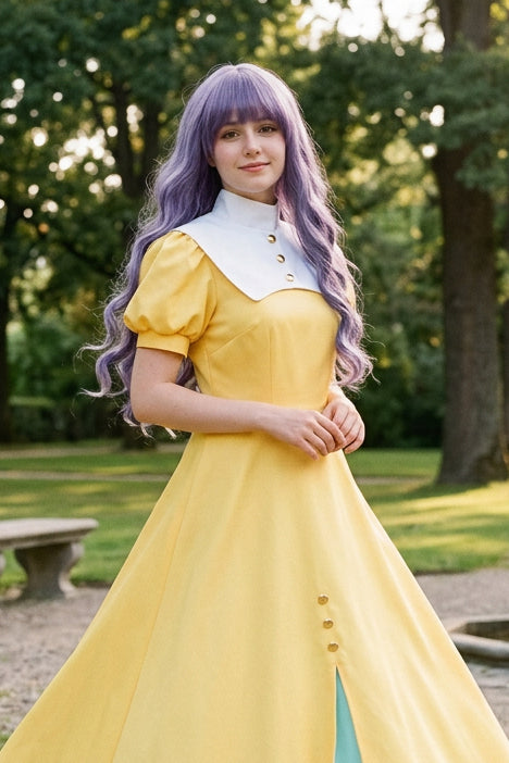 Cardcaptor Sakura Daidouji Tomoyo Dress Cosplay Costume Halloween Anime Outfit - Halloweez