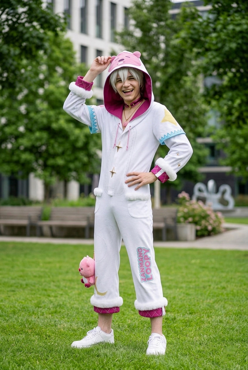 Supernatural Action Team Allen Cosplay Zanmang Loopy Collab Outfit - Halloweez