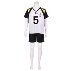 Haikyuu!! Akaashi Keiji Cosplay Costume Jersey No. 5 | Sportswear Anime Cosplay Role Play Outfit - Coscosmos