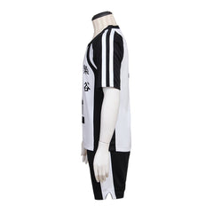 Haikyuu!! Bokuto Kotaro Cosplay Costume Fukurodani Academy Volleyball Black White Uniform - Coscosmos