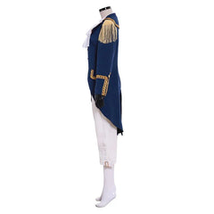 Hamilton Marquis de Lafayette Cosplay Jacket - Gothic Aristocrat Tuxedo & Colonial Uniform Suit - Coscosmos