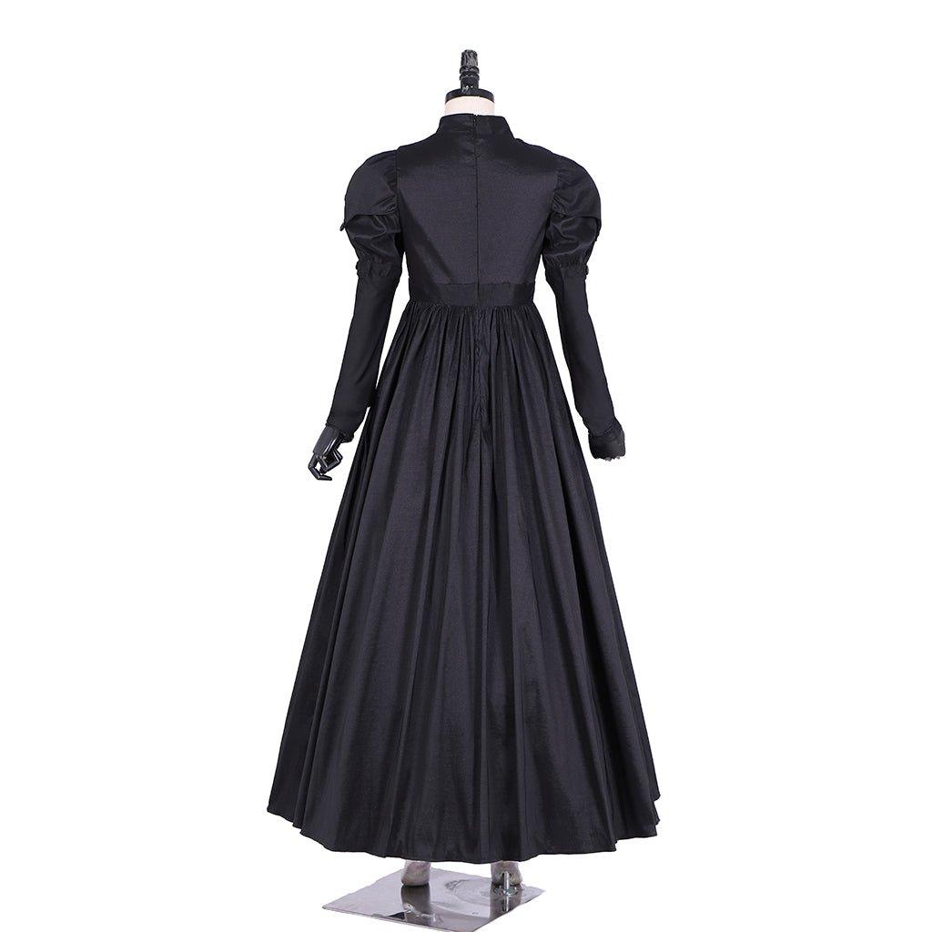 Hamilton Musical Eliza Cosplay Costume | Custom Made Black Ball Gown for Halloween & Themed Events - Coscosmos